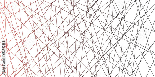 Creative and geometric shape with white luxury pattern and paper texture design in illustration with white line background. Abstract black lines with white background.