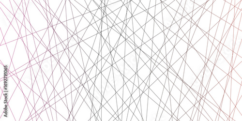 Creative and geometric shape with white luxury pattern and paper texture design in illustration with white line background. Abstract black lines with white background.