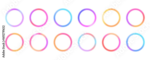 Vibrant glowing wave of color bends into a dynamic abstract shape. Gradient transitions create visual flow. Great for music visuals, tech, or art projects.