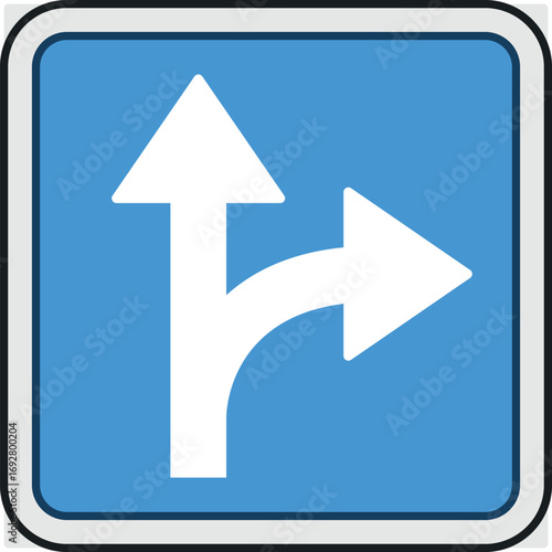 Road sign direction of movement