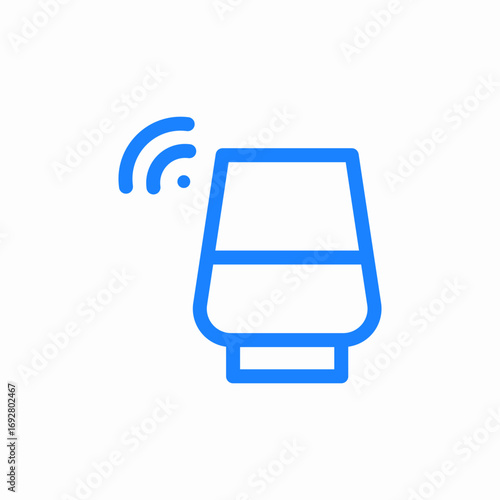 sound assistant wireless icon sign vector