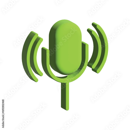 Mic icon design template