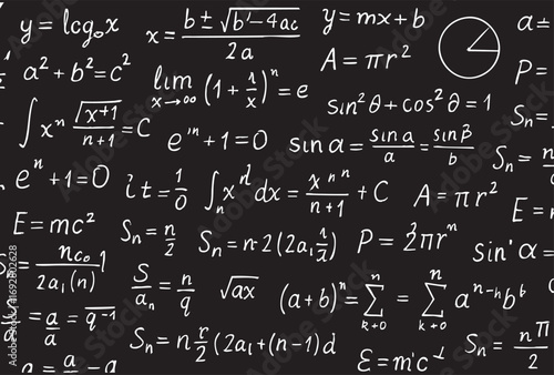 A collection of mathematical equations and expressions written in text form.