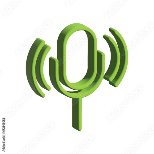 Mic icon design template