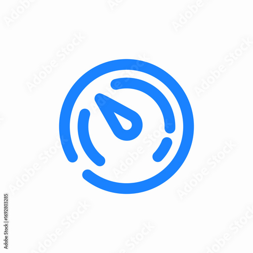 system load or performance indicator icon sign vector