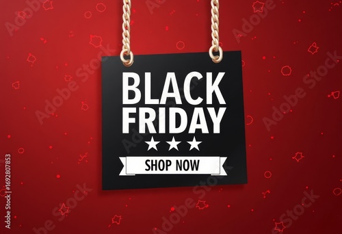 Black Friday holiday sale banner.
