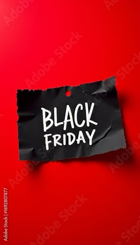 Black Friday holiday sale banner.