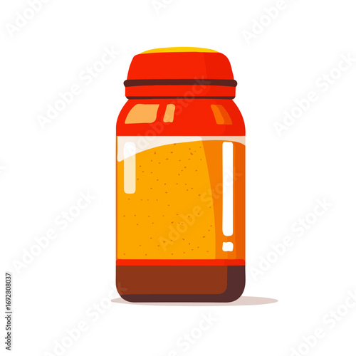 2D flat vector illustration of a Shaker in icon style, isolated on white background