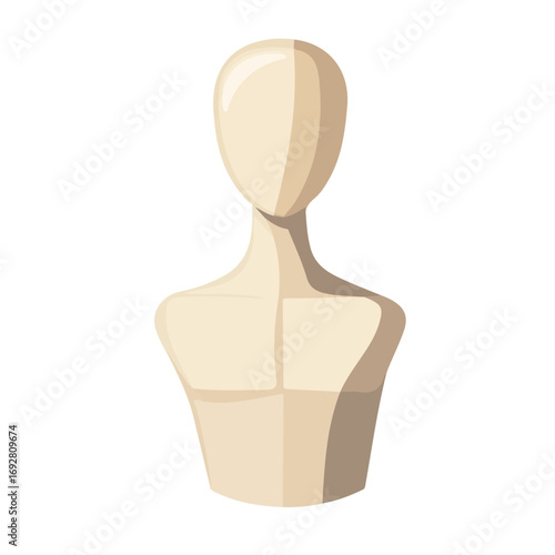 2D flat vector illustration of a Piccolo Body in icon style, isolated on white background