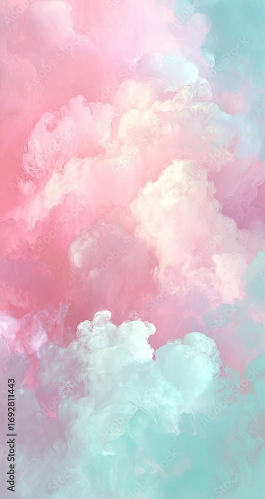 Fototapeta premium Pastel Cloudscape