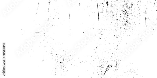 Black and white grunge urban texture vector with copy space.