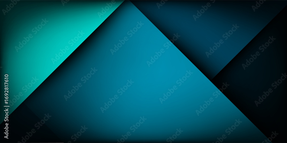 Obraz premium Blue Geometric Abstract Background. vector Illustration