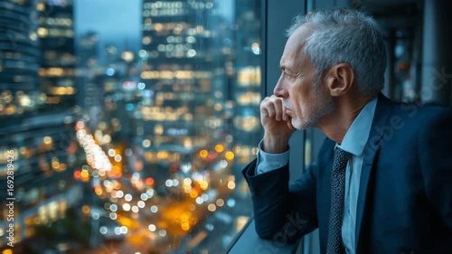 Crisis meeting in a modern operations center with glowing screens hints at workplace burnout and decision fatigue under ambient light Video 4K UHD 60fps