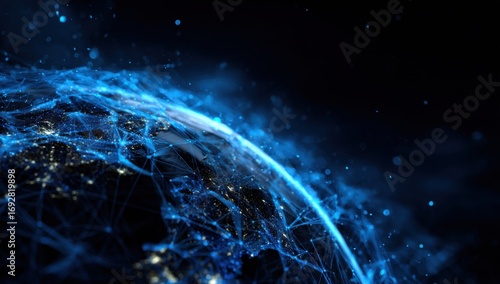 Global network, digital earth