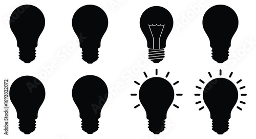 a row of light bulbs some illuminated others dark