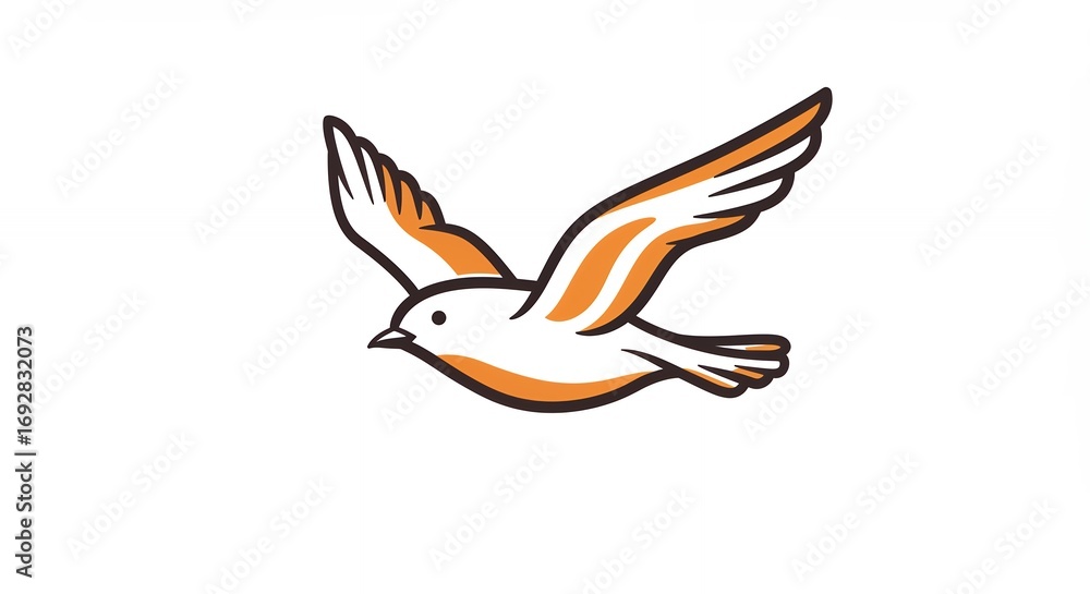 Obraz premium Bird in flight