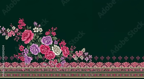 Floral textile design