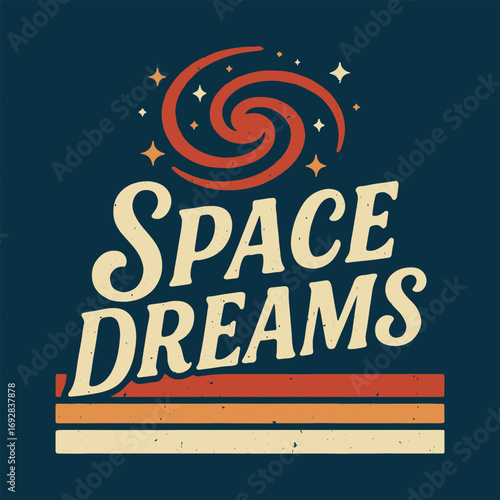 Space dreams retro design