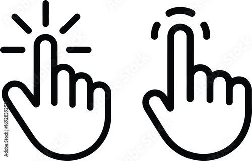 Clicking into the Digital World A Set of Hand Gestures Representing 'Click' Action and User Interaction Concepts
