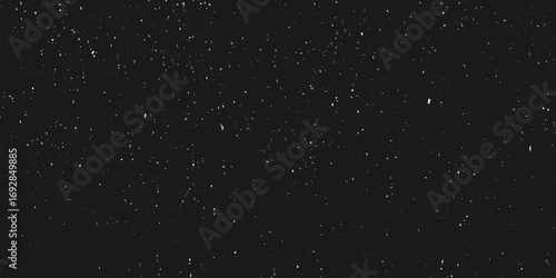 Space stars background. Universe starry pattern with glowing stars. Night sky constellations galaxy. Vector illustration.