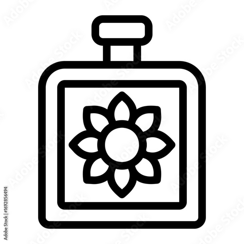 perfume line icon