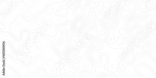 Contour Line Terrain Map – Abstract Geographical Background