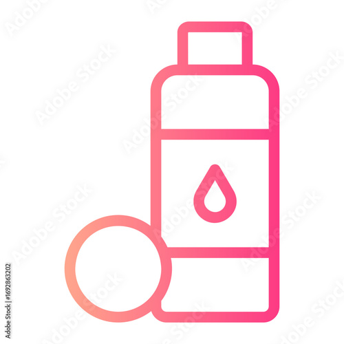 face cleanser gradient icon