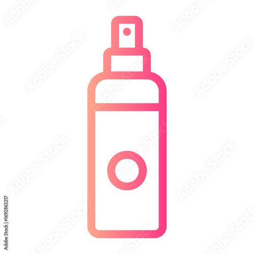 hair spray gradient icon