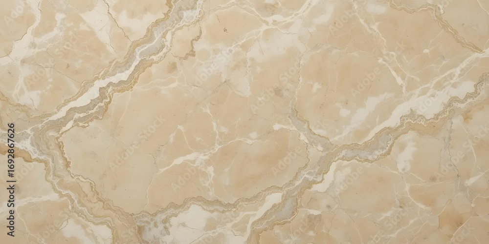 Obraz premium Beige Marble Texture Elegant Stone Surface for Interior Design & Backdrops