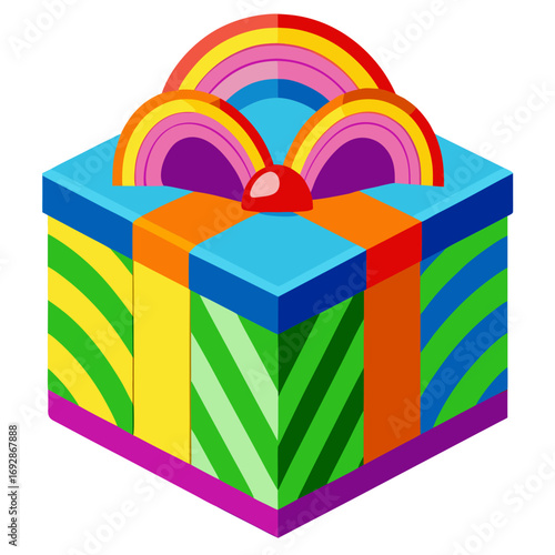 gift box with ribbon