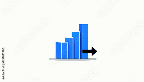 Conceptual Illustration of a Bar Graph with an Arrow Pointing Downwards in a White Background Studio Shot Representing Decline and Recession Free Download Conceptual Illustration of a Bar Graph with an Arrow Pointing Downwards in a White Background Studio Shot Representing Decline and Recession - GFXLoad