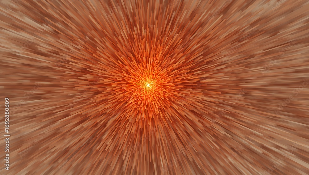Obraz premium Explosion of light and energy in the center