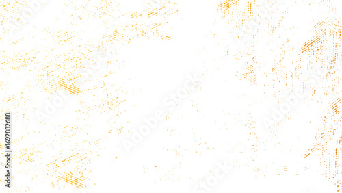 Isolated Golden Splatter with Stars. Glitter Dots and Spots on Transparent Background