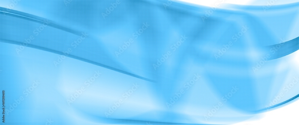 Obraz premium abstract blue background with motion blur and halftone texture