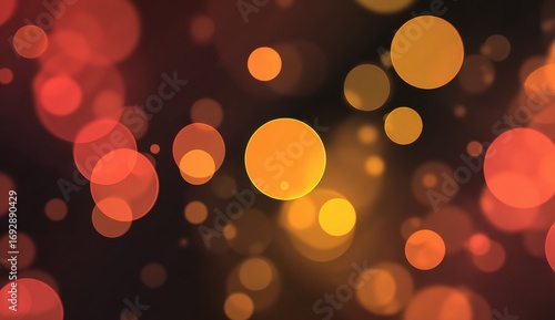 Abstract bokeh background with warm colors
