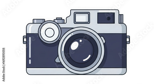 Retro camera image iconic vintage photography equipment subject photography design visuals transparent background