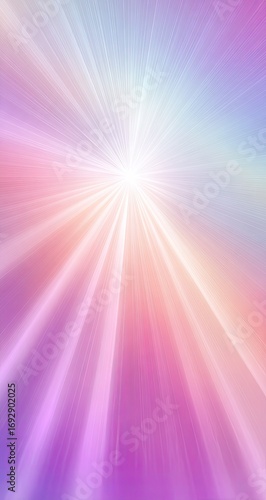 Radiant, pastel burst radiating outwards from a central point