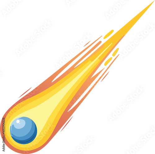 düşen bir göktaşı 