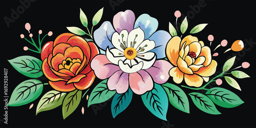 vector illustration of a flower