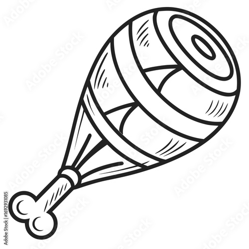 Fresh Meat vector Illustration
