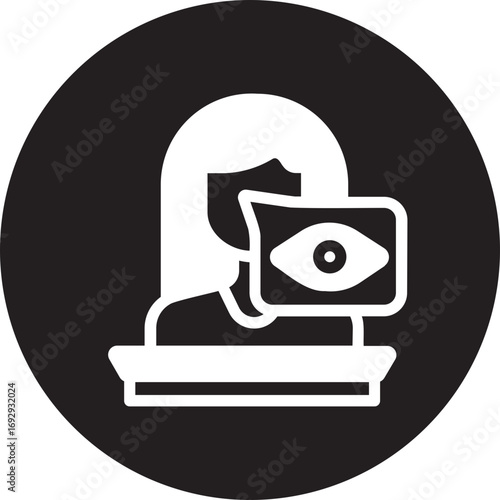 witness glyph icon