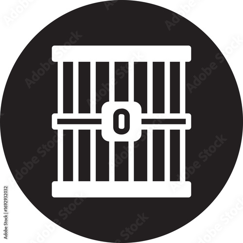 prison glyph icon