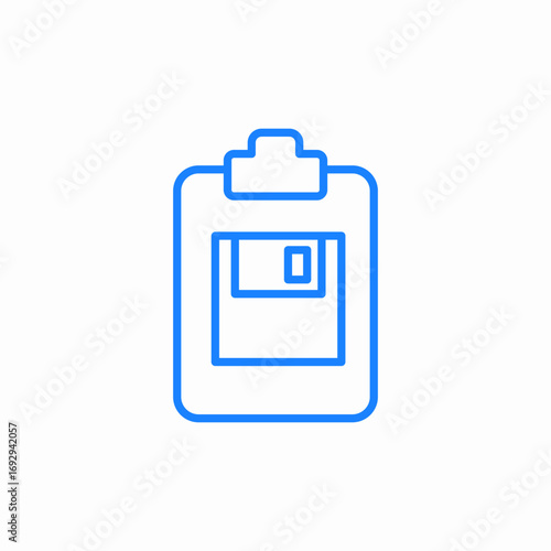 saved data icon sign vector