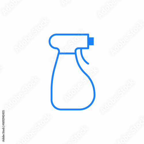 spray cleaning tool icon sign vector