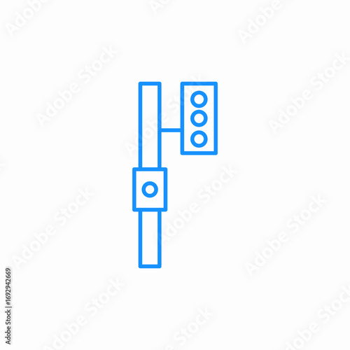 traffic light icon sign vector