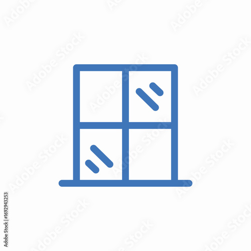 window clean icon sign vector