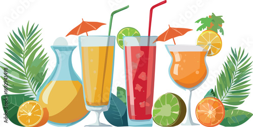 drink, cocktail, glass, juice, orange, alcohol, fruit, lemon, isolated, ice, cold, beverage, drinks, fresh, white, summer, food, citrus, straw, green, tropical, refreshment, lime, cocktails, liquid