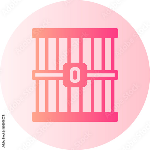 prison gradient icon