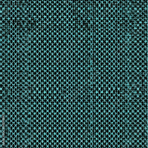 Teal woven fabric texture