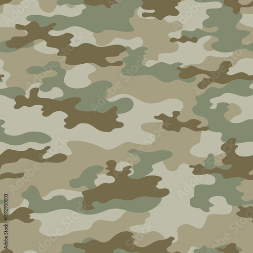 
military camouflage seamless modern pattern, army vector print